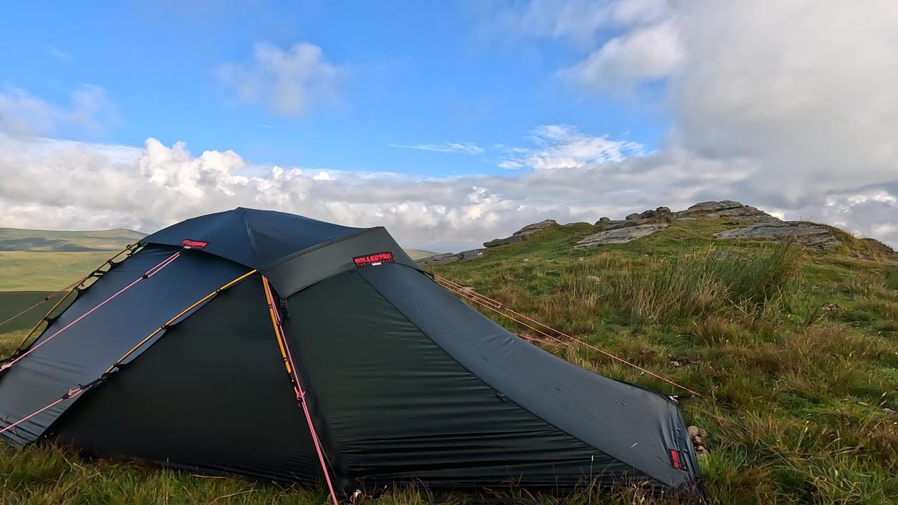First camp with my Hilleberg Jannu at Steeperton Tor on Dartmoor.