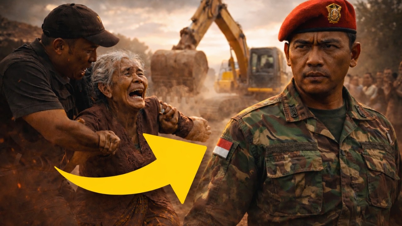 BUBAR ATAU SAYA RATAKAN! Komandan TNI Murka Nenek Renta Diseret Preman, Alat Berat Gemetar Mundur...