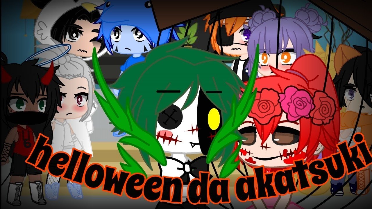 🎃 Halloween da akatsuki 🎃{especial 2mil inscritos}~gacha club🍒~