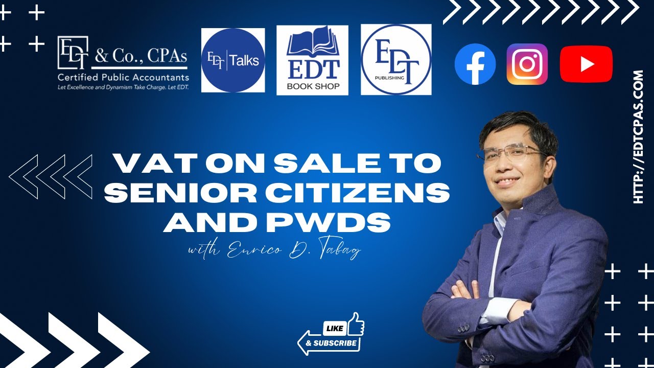 VAT on Sale to Senior Citizens and PWDs