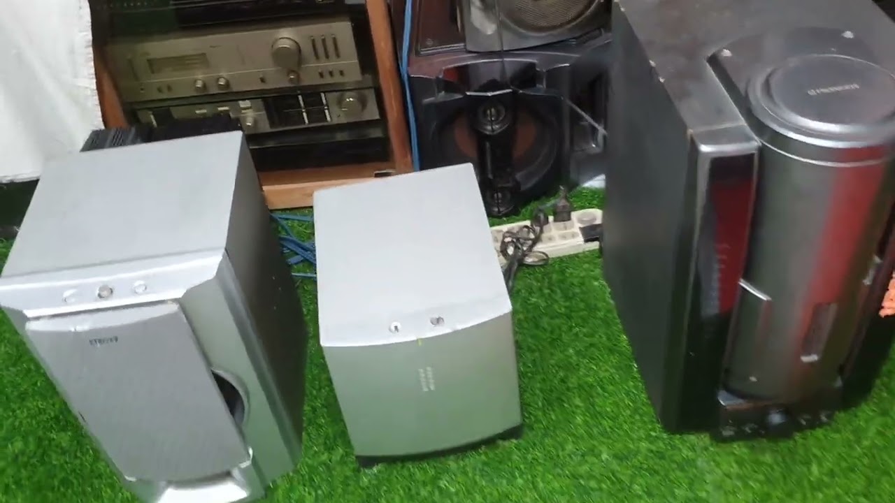 PIONEER SUPER WOOFER  SONY ACTIVE SUB WOOFER 8