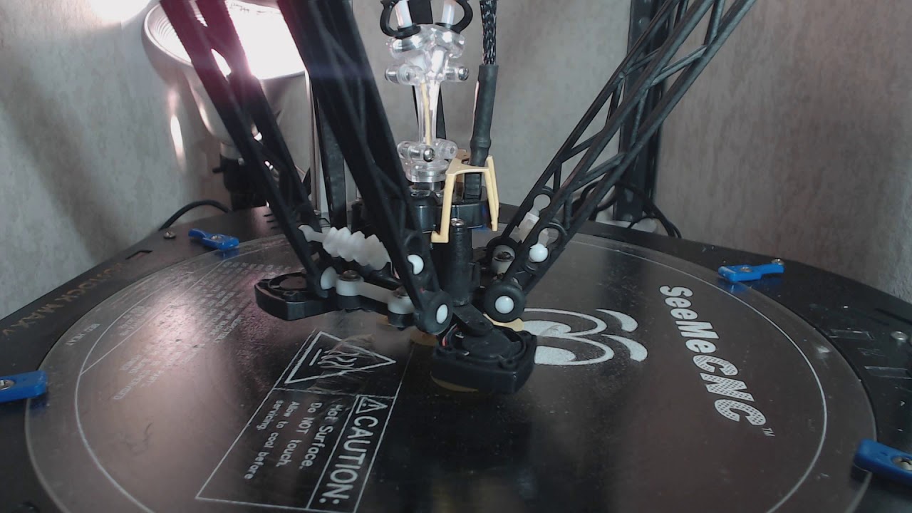 Time Lapse of Rostock V3 3D Prints