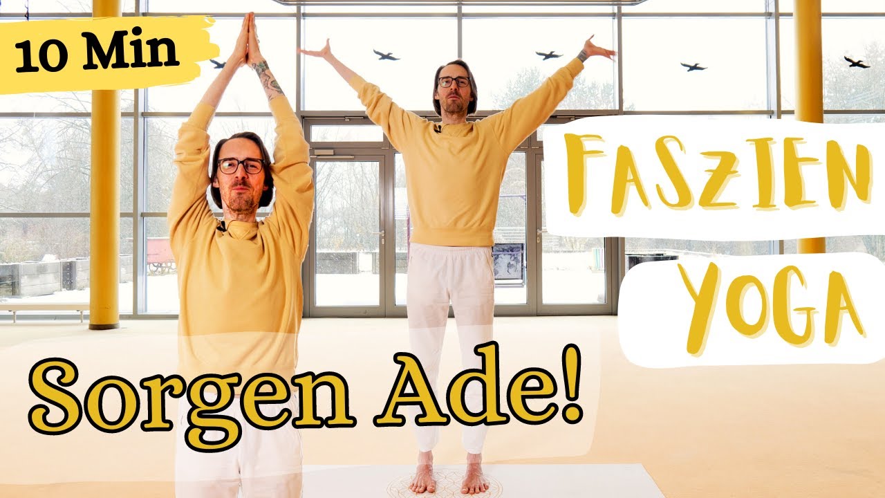 Yoga bei Ängsten und Sorgen - 10 Minuten Faszienyoga mit Patrik // Yoga Vidya