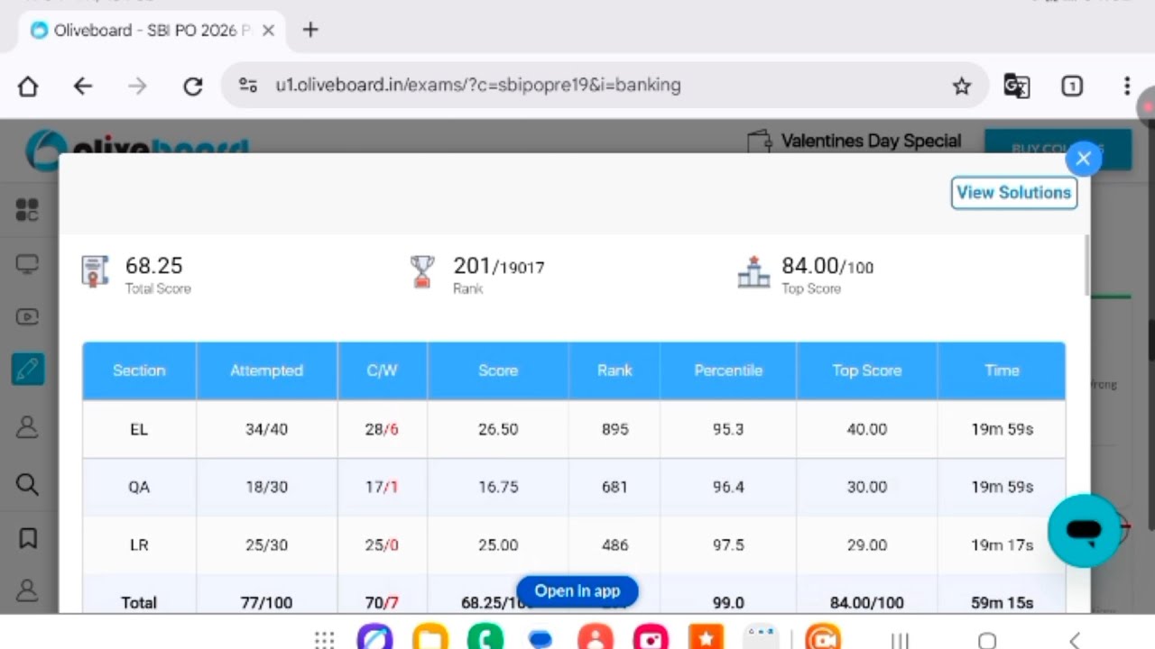 Анализ пробного теста SBI PO Prelims в прямом эфире от Oliveboard 📊✅🎯🧿#банковскоедело#sbipo#olive...