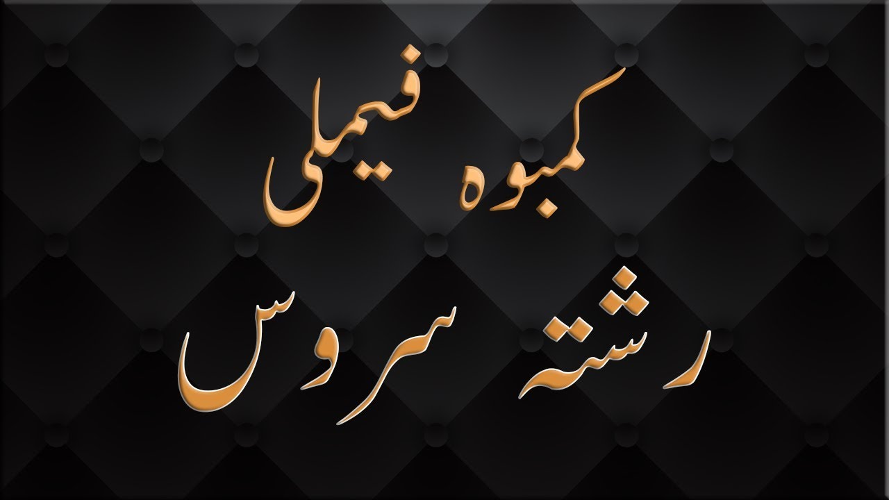 Kamboh Family Rishta Service