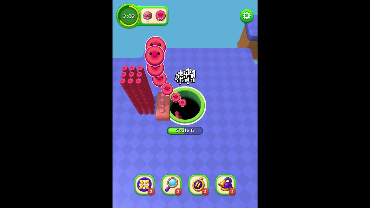 Jelly Hole: Roll & Eat Pals - iOS iPad Gameplay 