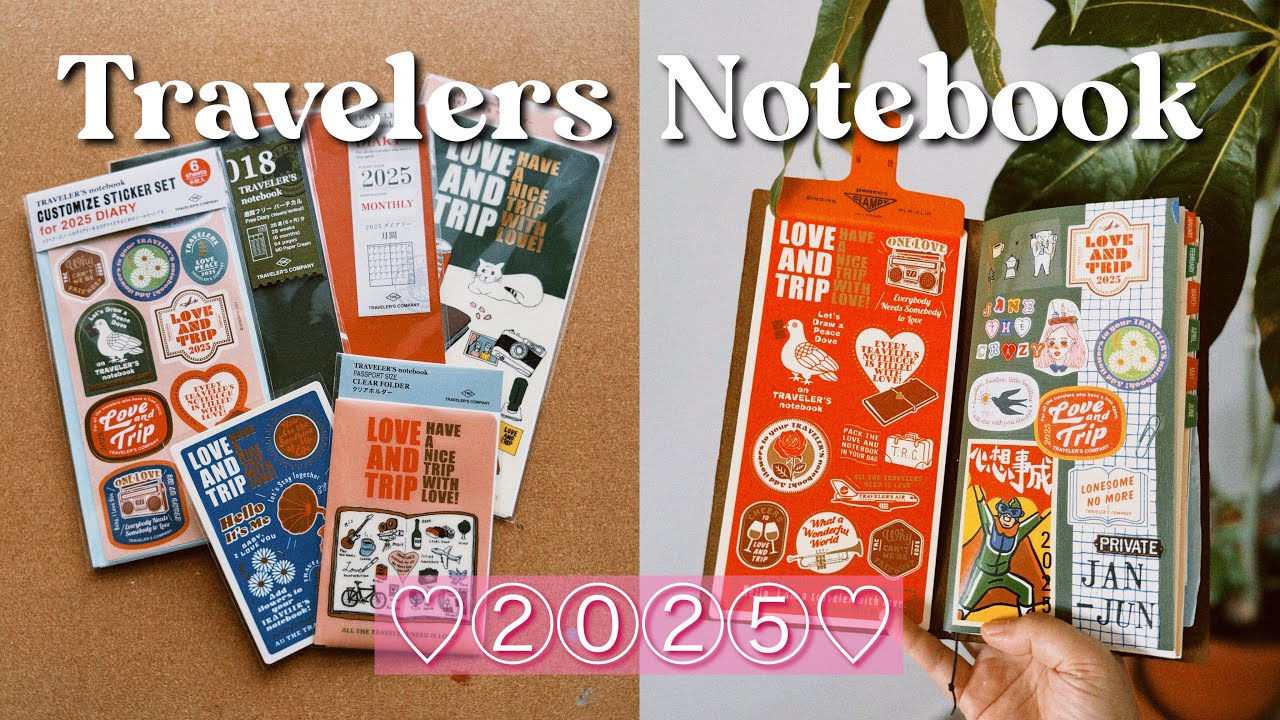 How I Setup My Travelers Notebook Journal 2025 | Janethecrazy