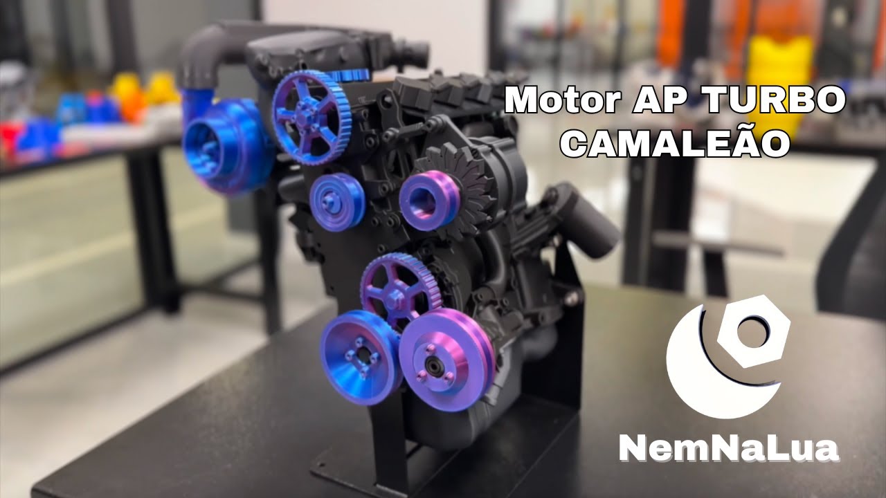 UMA DAS PEÇAS MAIS LINDAS - Entrega Motor AP TURBO CAMALEAO 🤩 JapaParts #motorturbo #impressao3d