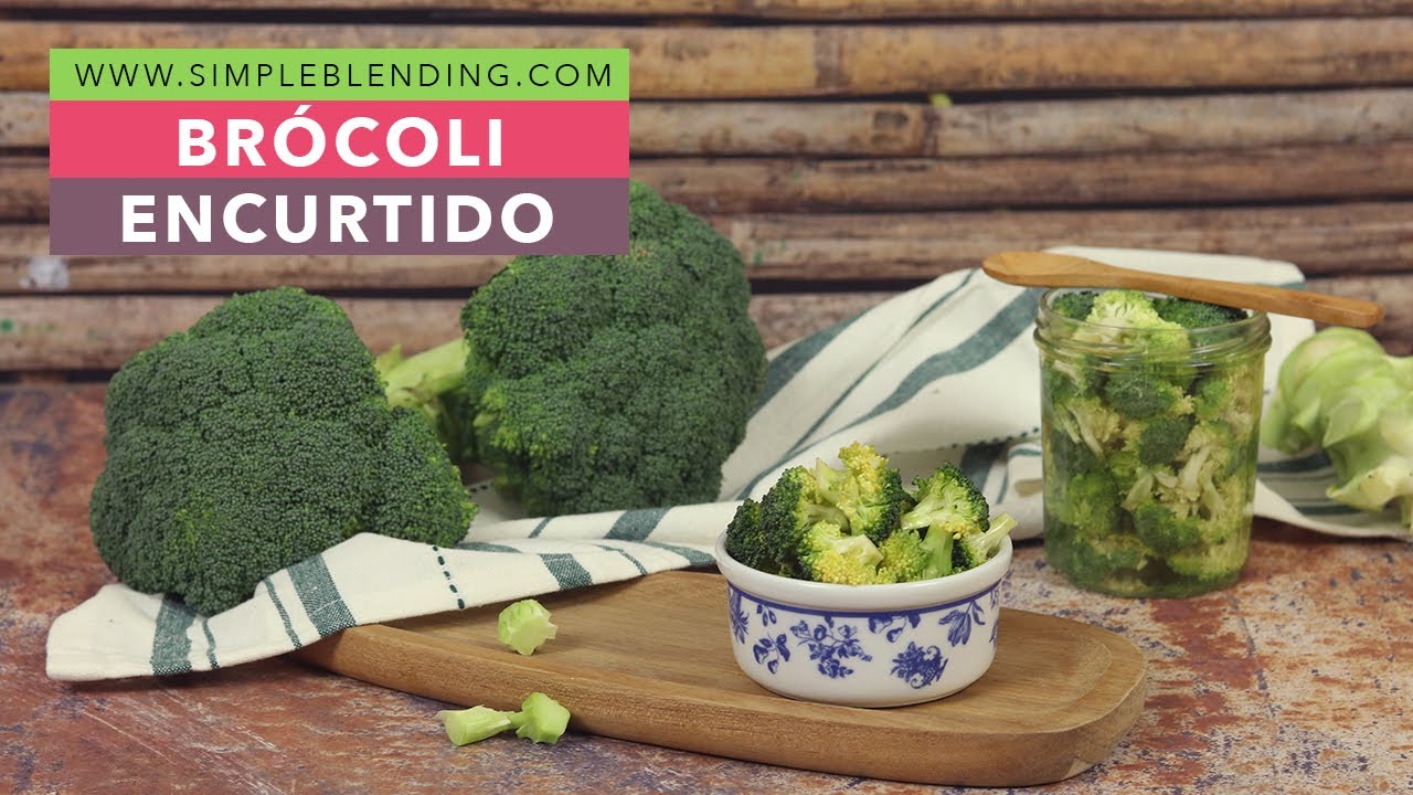 TE SORPRENDERÁ ESTE APERITIVO DE BRÓCOLI ENCURTIDO | Receta de flores de brócoli en vinagre