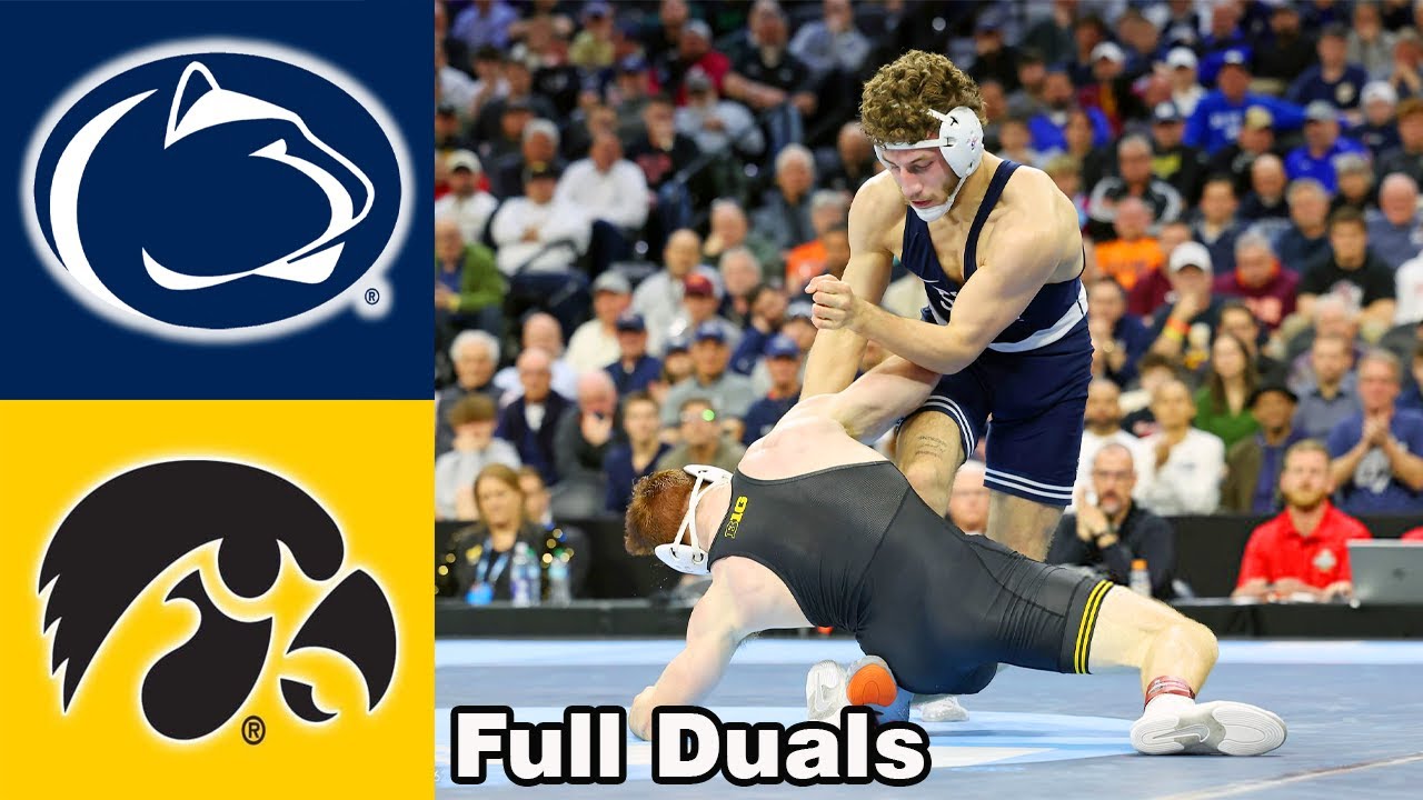 Penn State vs Iowa Full Duals | Men's College Wrestling 2026