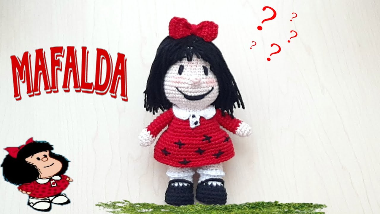 😍 MAFALDA AMIGURUMI  / TUTORIAL PASO A PASO  ( PRIMERA PARTE  ) 😍