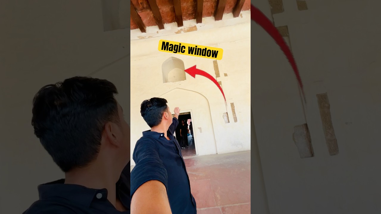 Magic Window in Agra Fort 😱