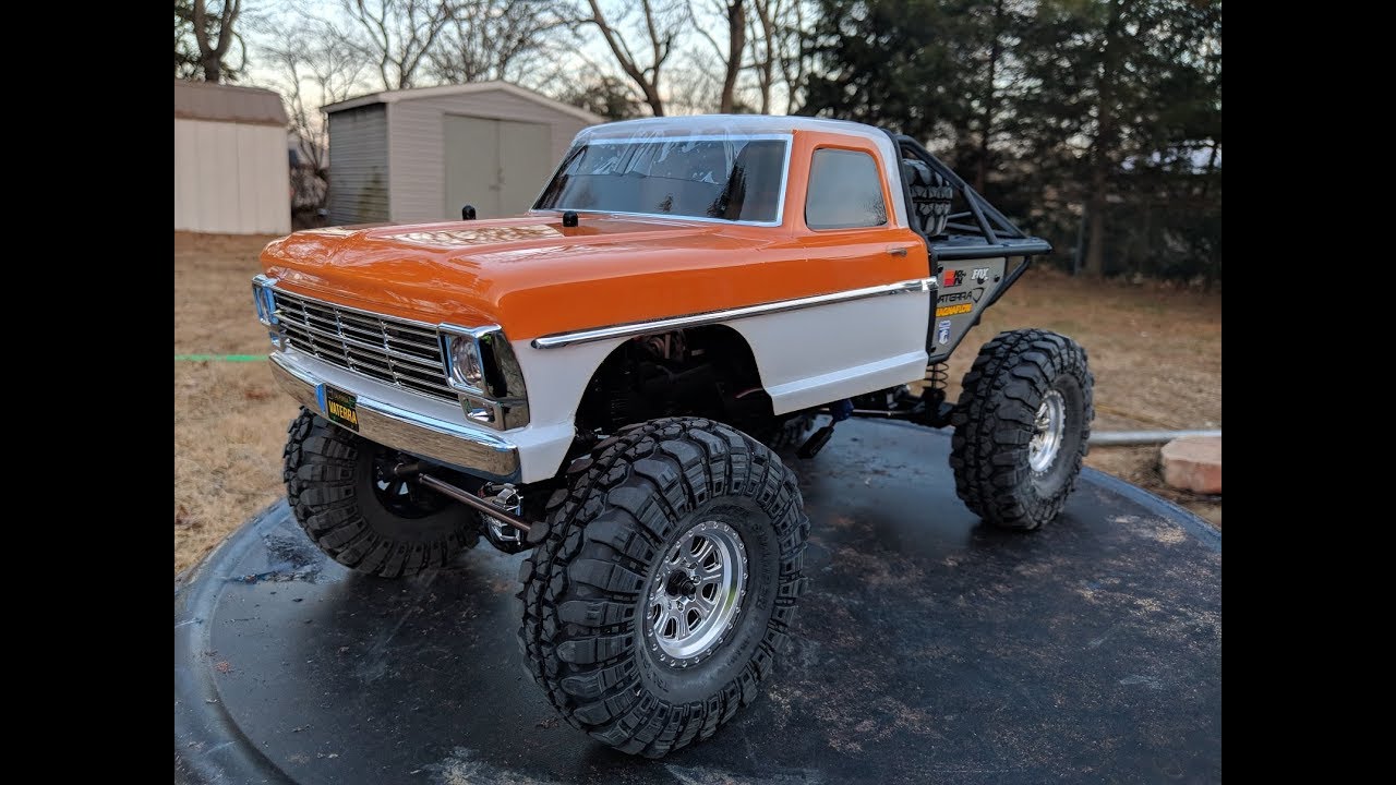 Vaterra Ascender 1/10 1968 Ford F-100 4WD BND UNBOXING Scale Crawler First Look Axial SCX10 II
