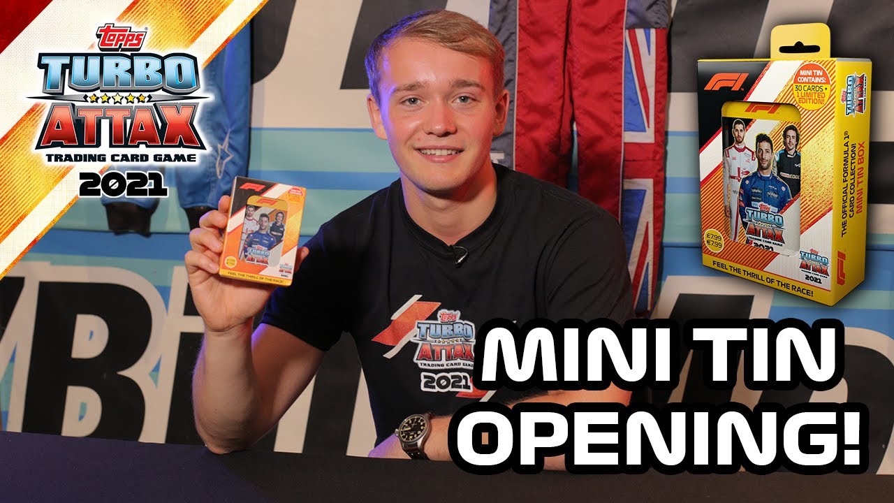 F1 Turbo Attax 2021 Mini Tin Opening With BILLY MONGER! Guaranteed *LANDO NORRIS LIMITED EDITION!*