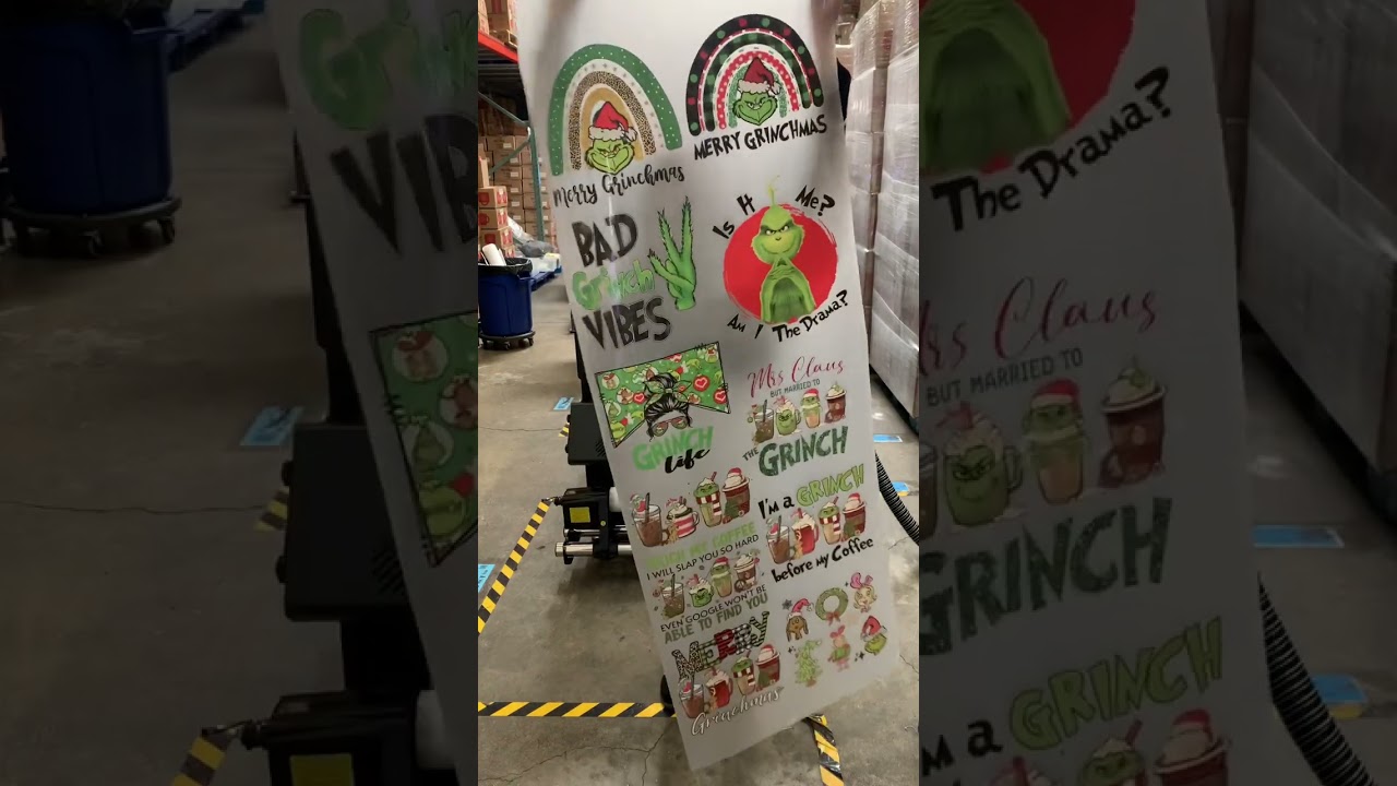 Grinch Vibes DTF Gangsheet