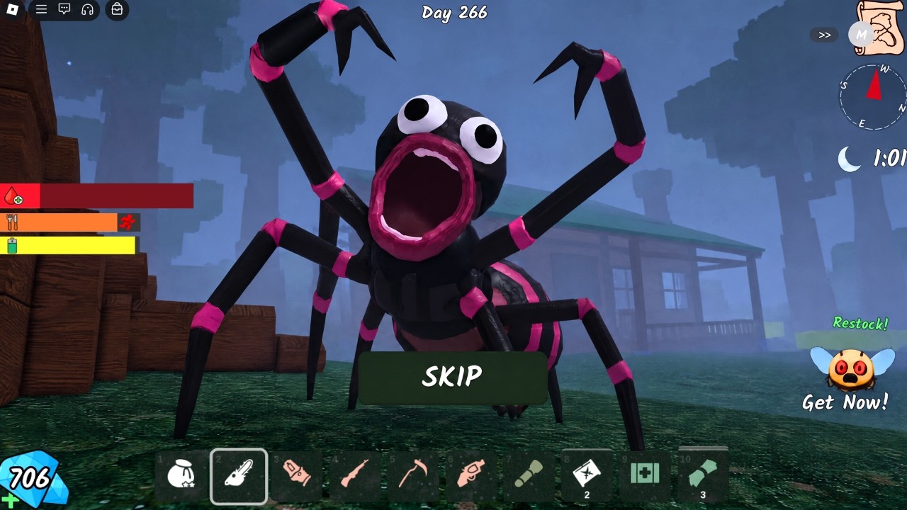NEVER Wake the GIANT SPIDER!! | New Spider Update in 99 Nights in the Forest (Roblox)