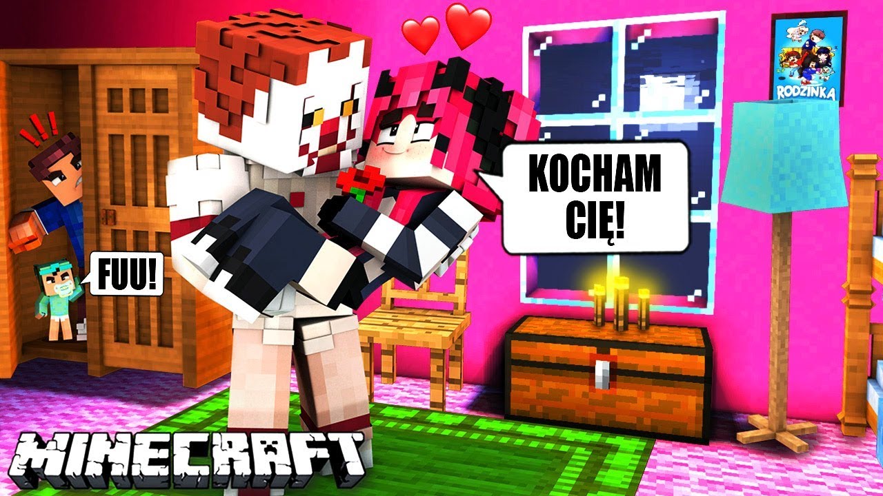 🤡 MOJA CÓRKA KOCHA KLAUNA *straszna historia* - MINECRAFT RODZINKA