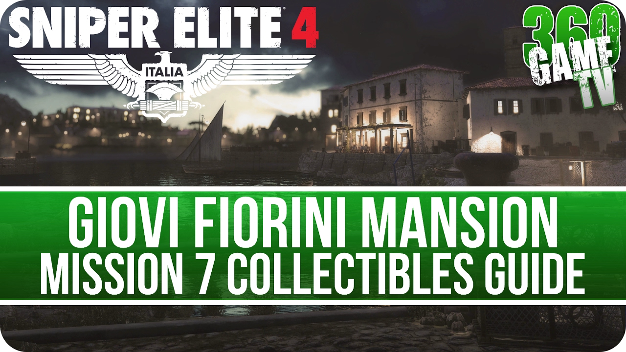 Sniper Elite 4 Mission 7 Collectibles Guide (Letters, Eagles, Documents, Reports, Rosters)