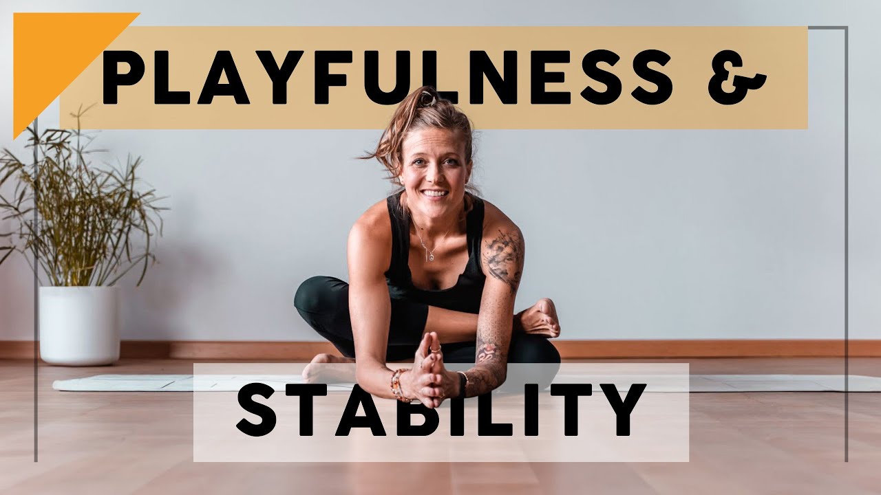 45 Minute Intermediate Vinyasa Flow Yoga for Stability and Playfulness