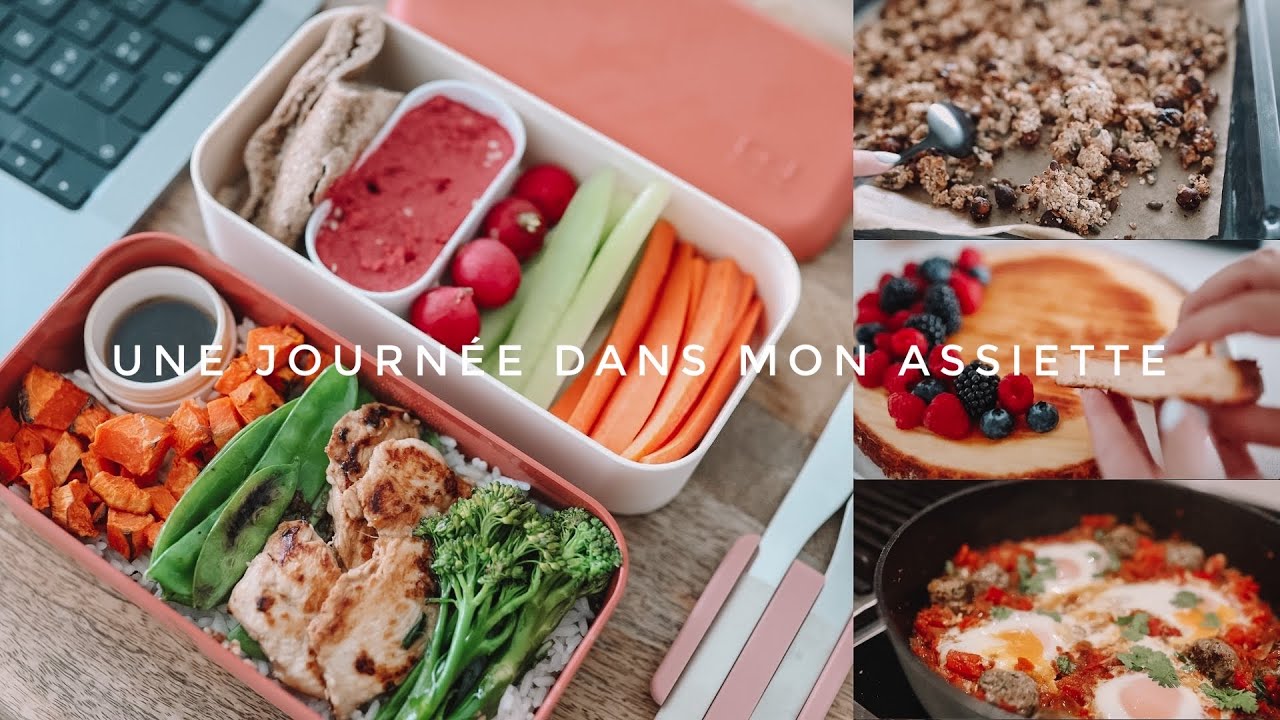 Une journée dans mon assiette healthy