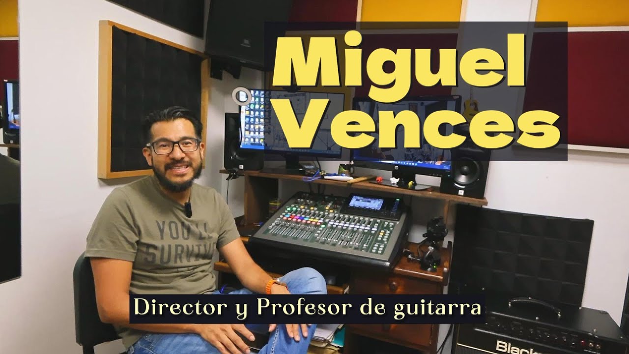 Miguel Vences Director y Profesor de guitarra en Cuicacalli Aula Musical