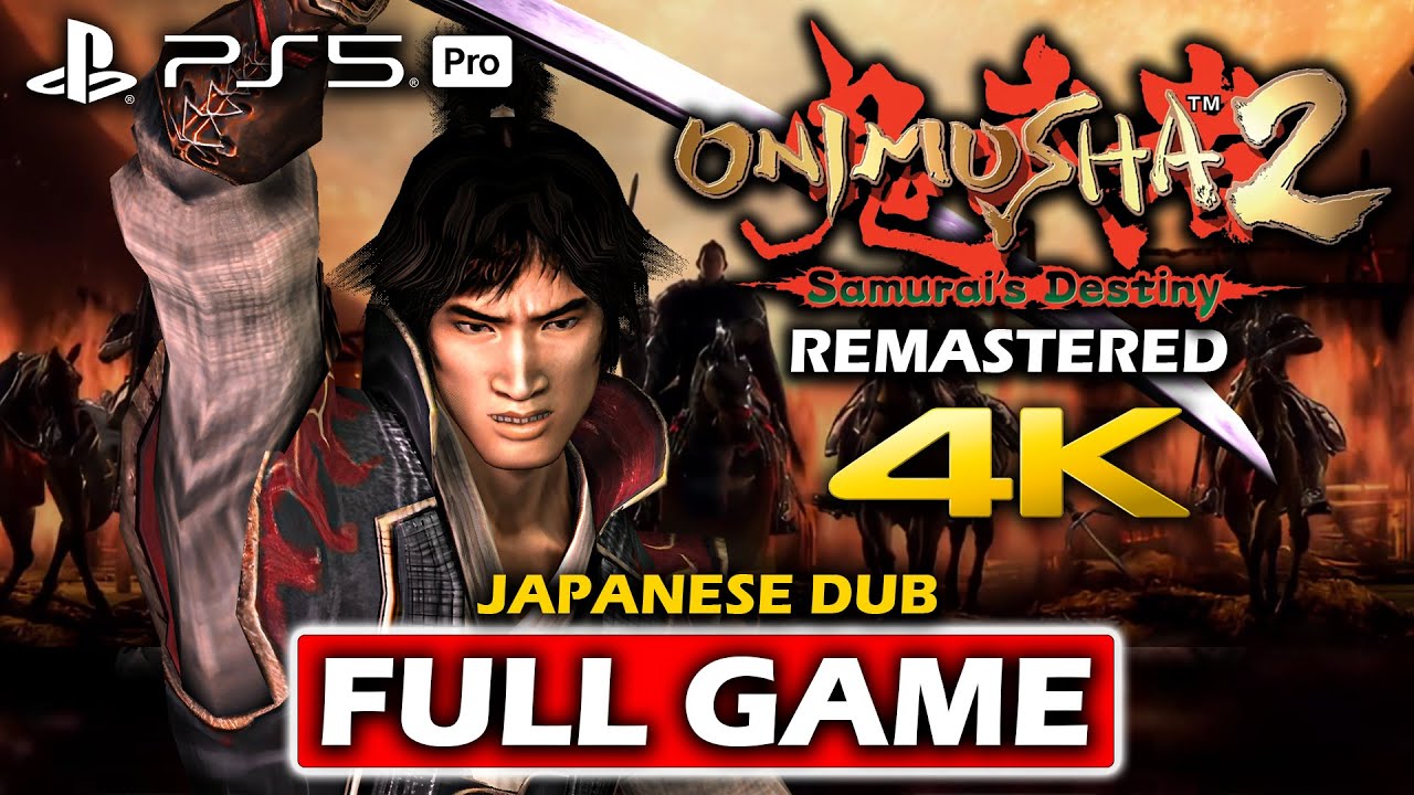 ONIMUSHA 2 SAMURAI'S DESTINY REMASTERED (PS5 PRO) Gameplay Walkthrough FULL GAME (4K 60FPS)