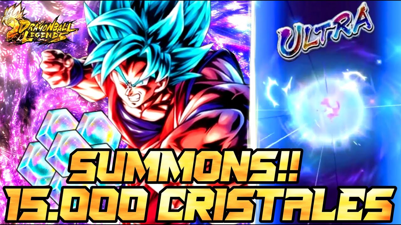 SUMMONS A GOKU BLUE KAIOKEN ULTRA!! EPICA REACCION!! DRAGON BALL LEGENDS