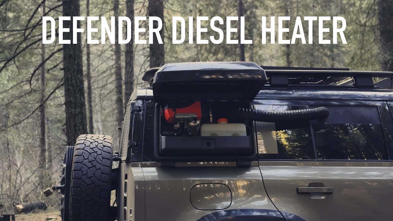 I Built a Diesel Heater for the New Defender | Cozy Winter Overland Camping [Aurora Quest : 2]