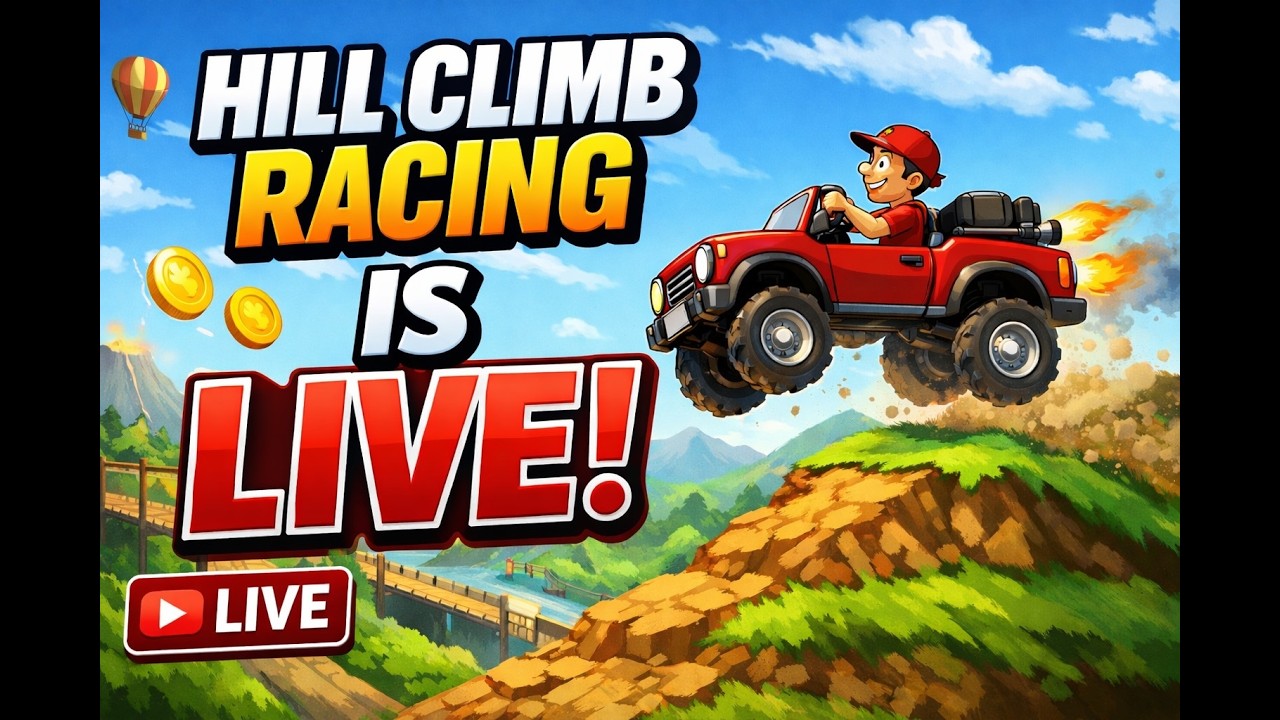 🔴 LIVE | Ultimate Hill Climb Racing  High Score Challenge #shortslive #hillclimbracing #games #live