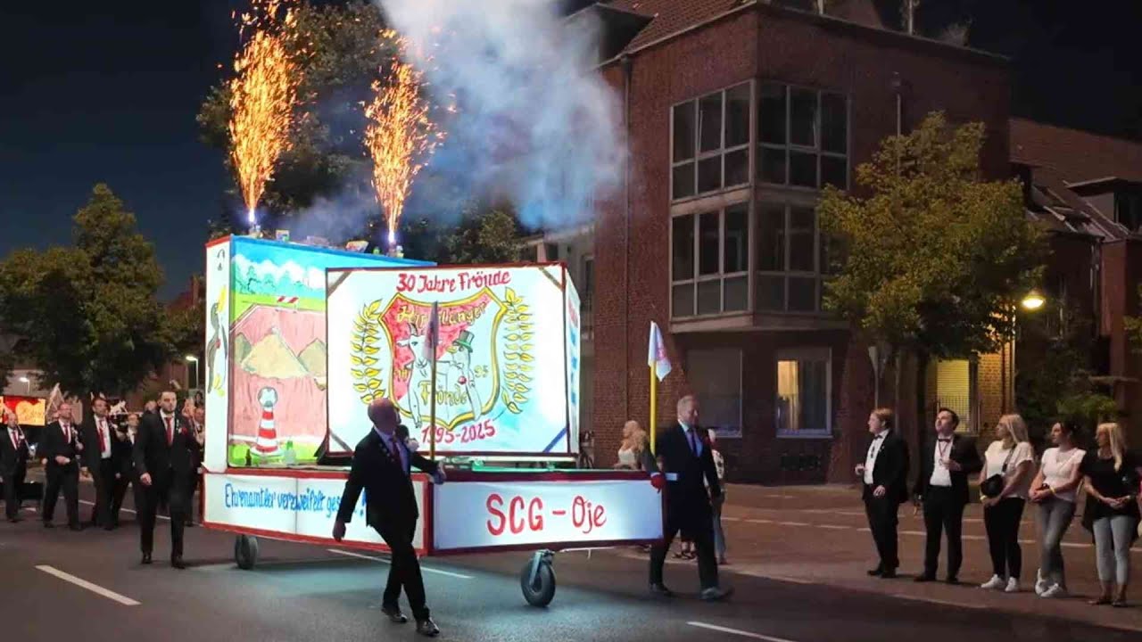 Schützenfest 2025 Grimlinghausen der Fackelzug