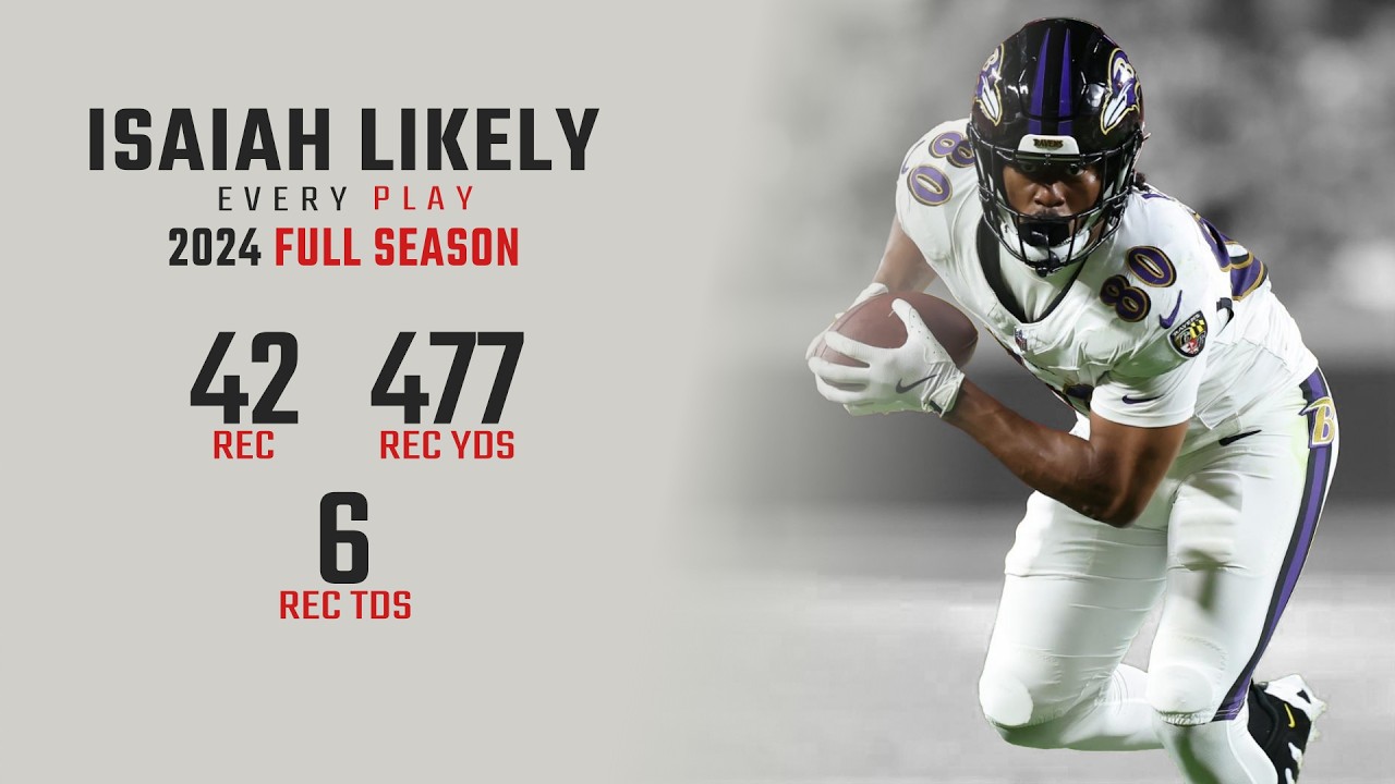 Isaiah Likely 2024 Highlights | Every Target and Catch
