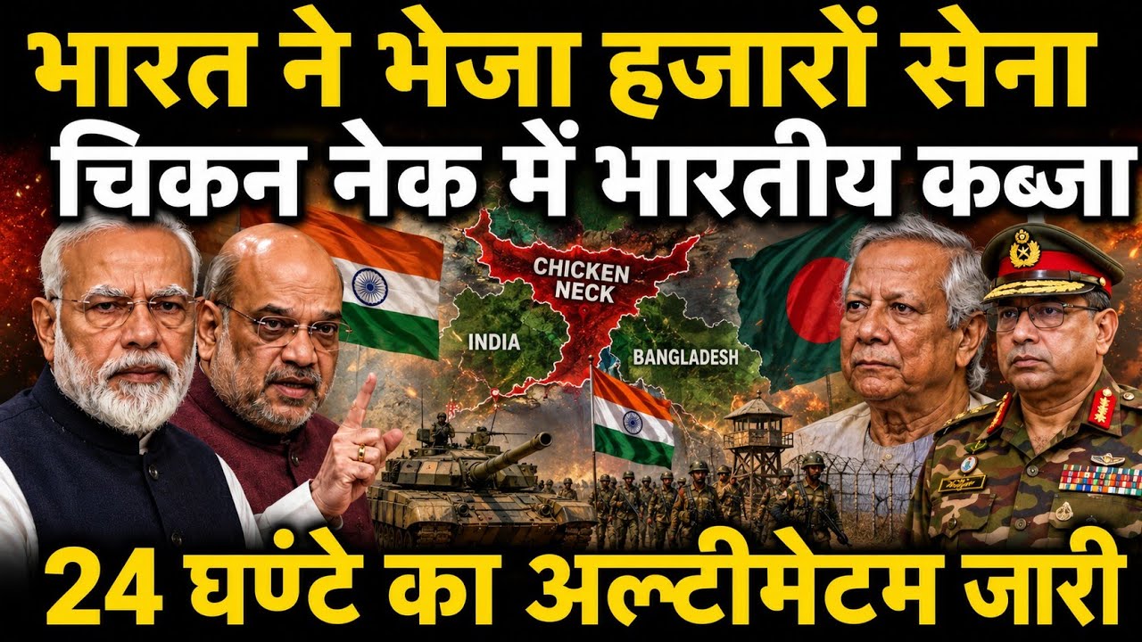 India Sends Massive BSF Deployment After Bangladesh Warning | Chicken Neck Corridor Crisis Explained