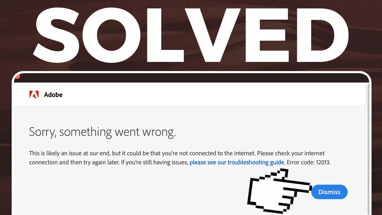 Как исправить ошибку Adobe &laquo;Извините, что-то пошло не так&raquo; (2025)