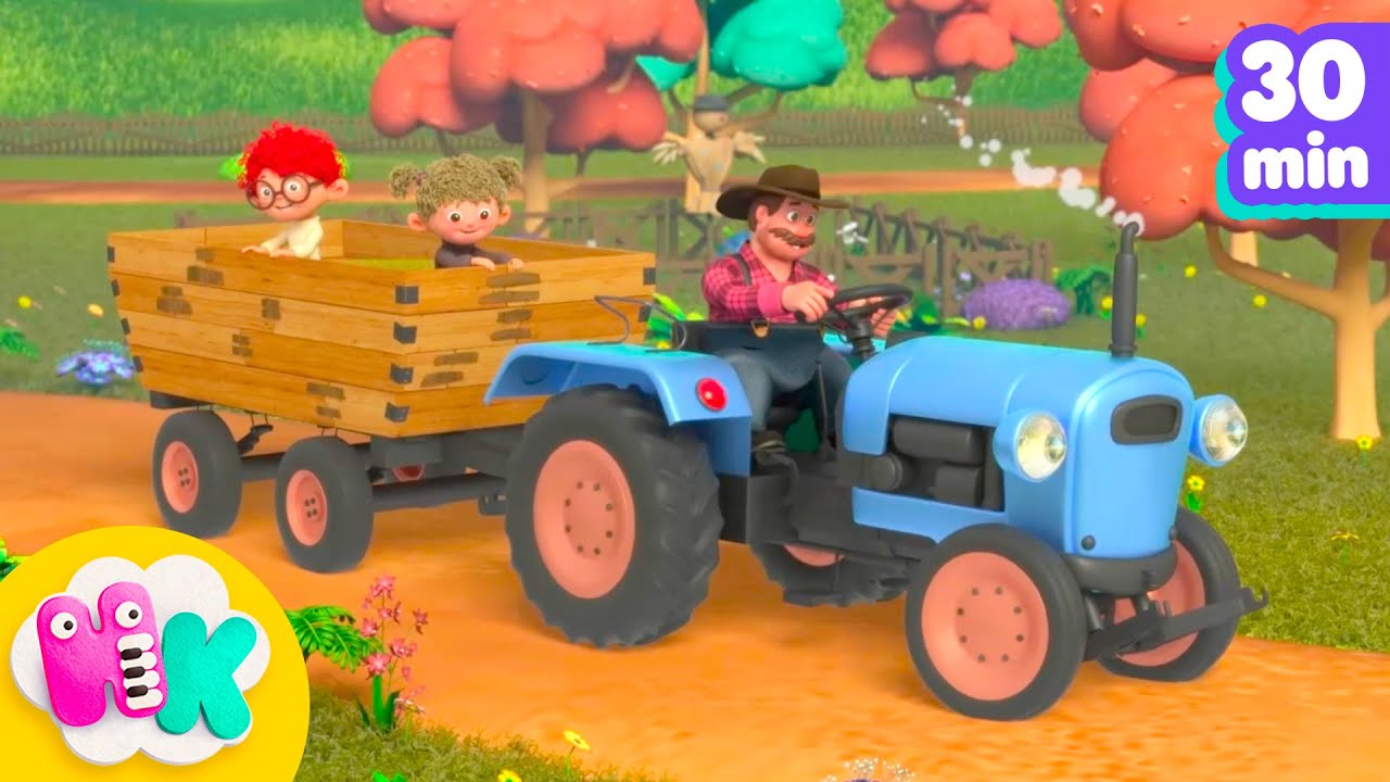 Trattori per bambini 🚜 Canzoni sui veicoli e sulla fattoria per i più piccoli | HeyKids Italiano