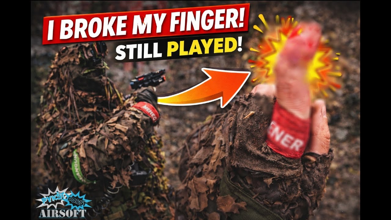 I BROKE MY FINGER… AND STILL SNIPED SANTA 🎅 | Airsoft Event
