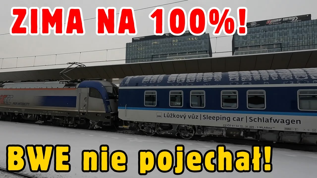 Duże opóźnienia pociągów! Odwołany pociąg BWE! Zima na kolei