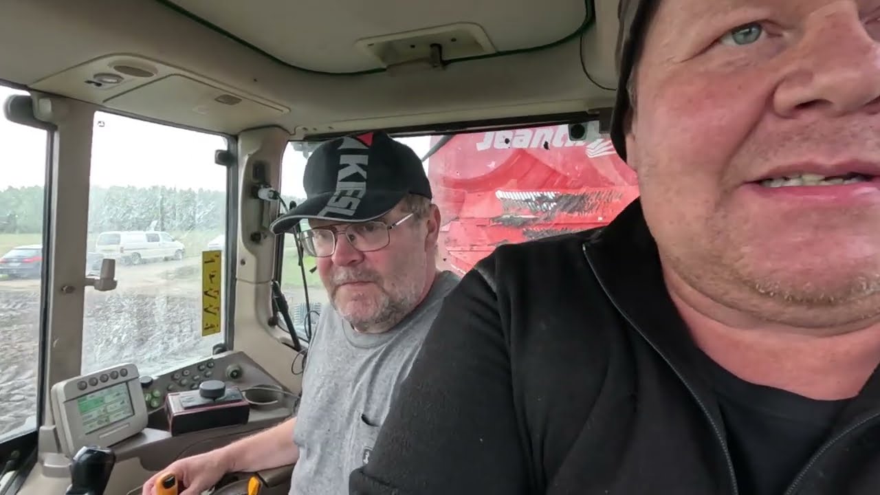 John Deere 6930 ja  Jeantil  EVR 15-12 testipäivä  kera Kjellman.fi