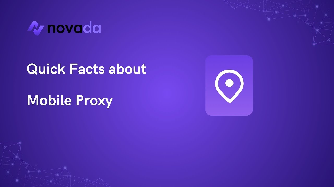 Quick Facts about Mobile Proxy