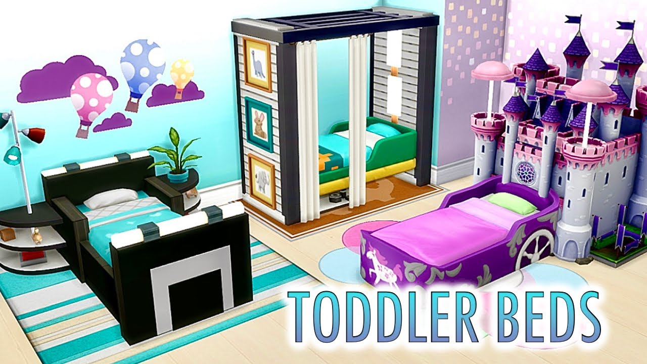 5 Toddler Bed Ideas / The Sims 4 Base Game / 5 Идей Детских кроватей / Симс 4 Базовая Игра