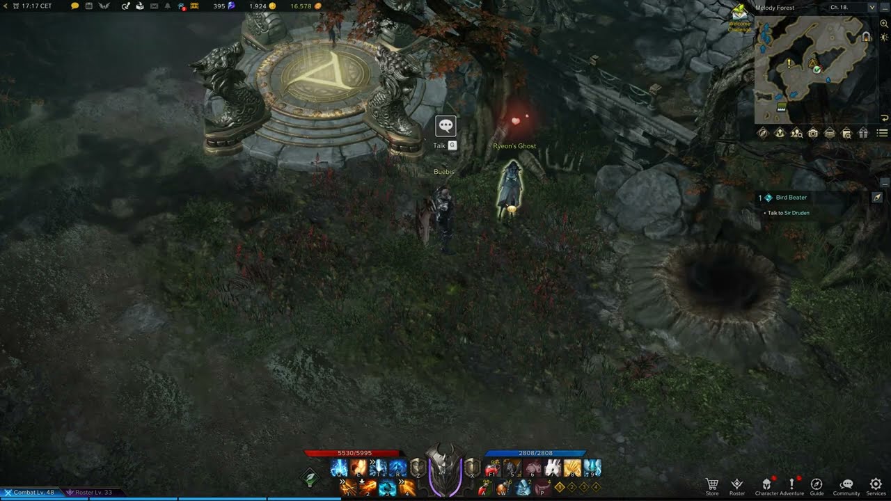 Ryeon's Ghost Location, Lost Ark Rapport NPC