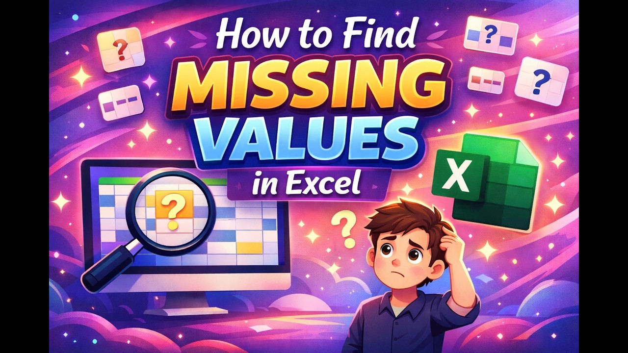 99% пользователей Excel не знают этого трюка 🤯 | Мгновенное нахождение пропущенных значений
