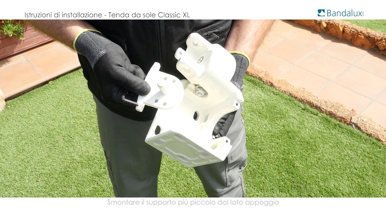 Bandalux | Istruzioni di installazione - Tenda da sole Classic XL