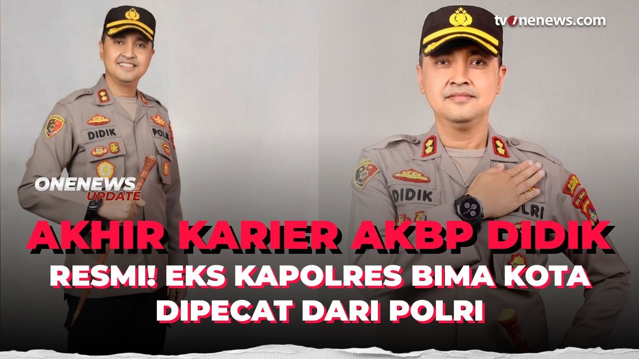 Dipecat Usai Terlibat Kasus Narkoba, Eks Kapolres Bima Kota Tak Ajukan Banding | OneNews Update