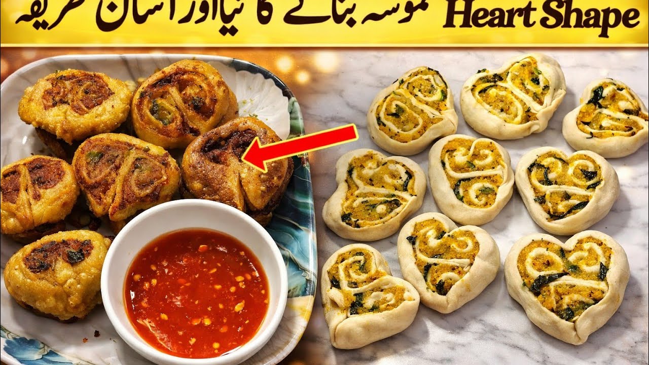 Samosa Banane Ka Asaan Tarika | Unique Samosa RecipeAmazing Heart Shape Samosa byTanzila