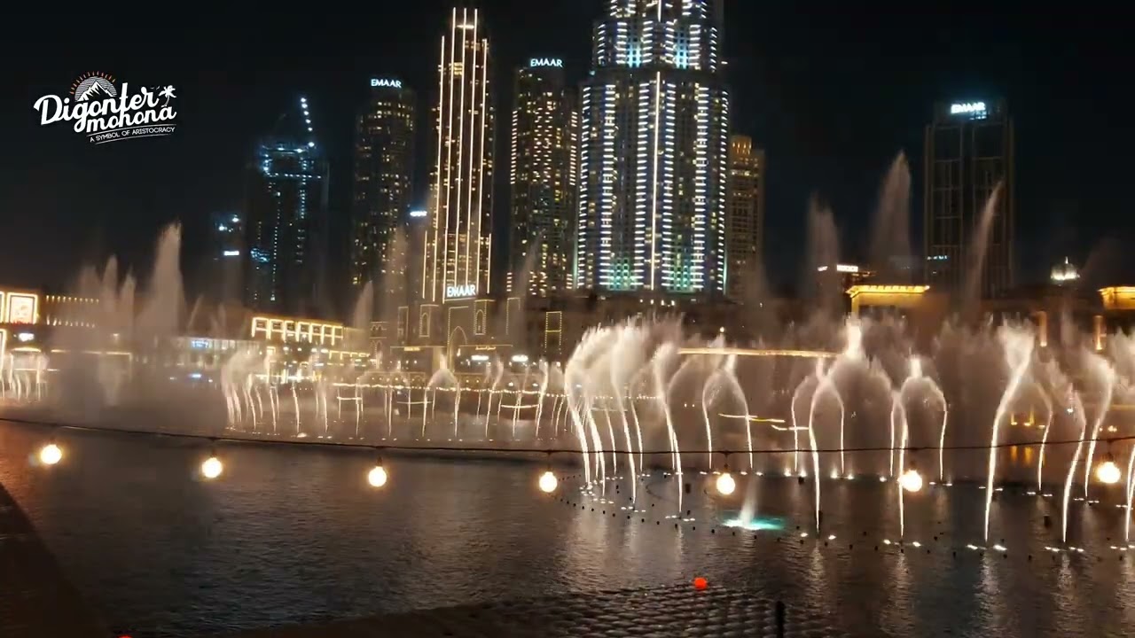 Dubai Fountain. #Dubai#Dubai_Fountain#DubaiMall#BurjKhalifa