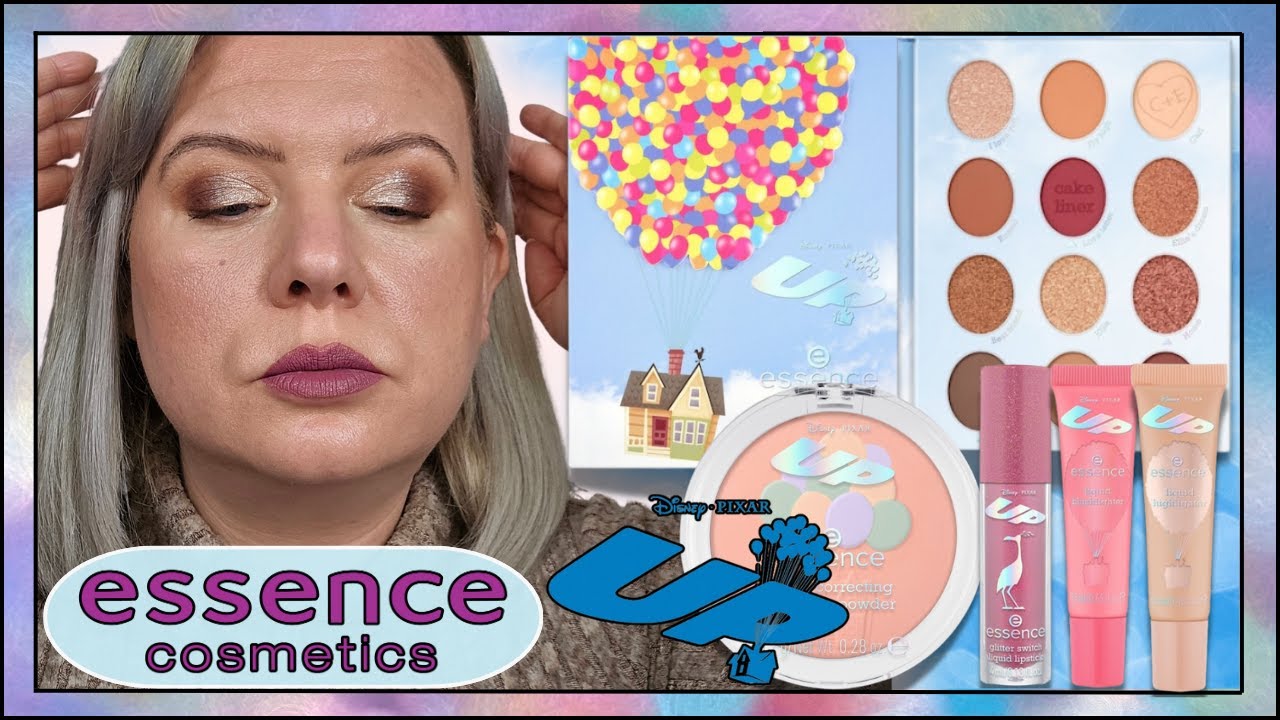 NEW ESSENCE COSMETICS DISNEY PIXAR UP Makeup Collection Review | Clare Walch