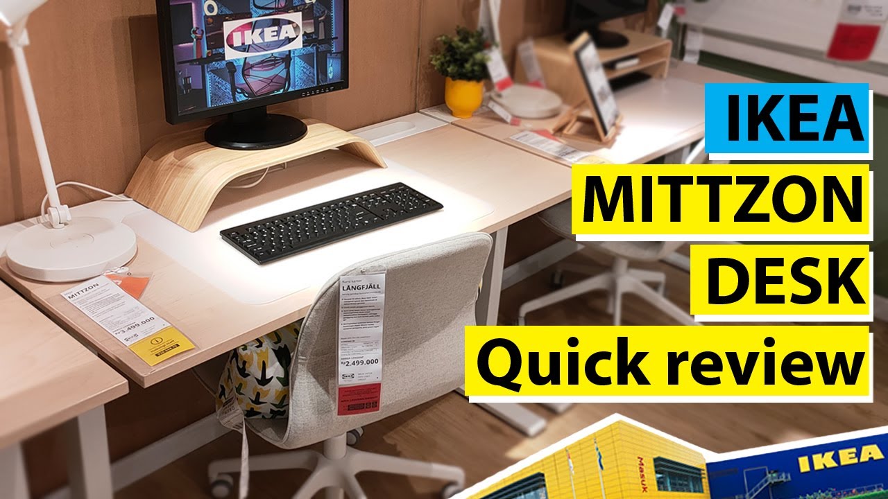 IKEA MITTZON Desk, quick review