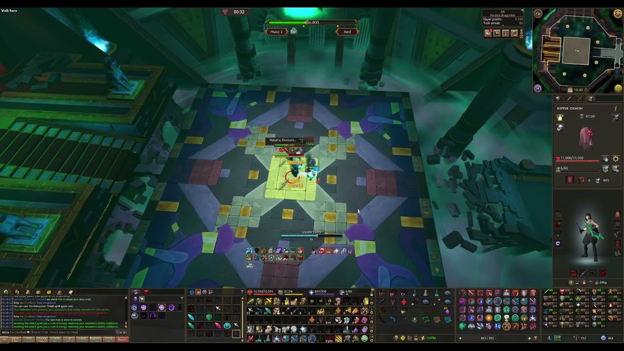 Nakatra, Devourer Eternal, 1:38.4 Melee (Hard Mode) - Sanctum Of Rebirth