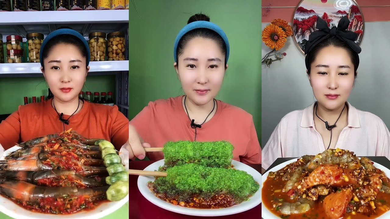 Yummy #303 Eat Shrimp 🍤🦐,Octopus 🐙 🦑 Cavani..#mukbang #seafood #yummyfood
