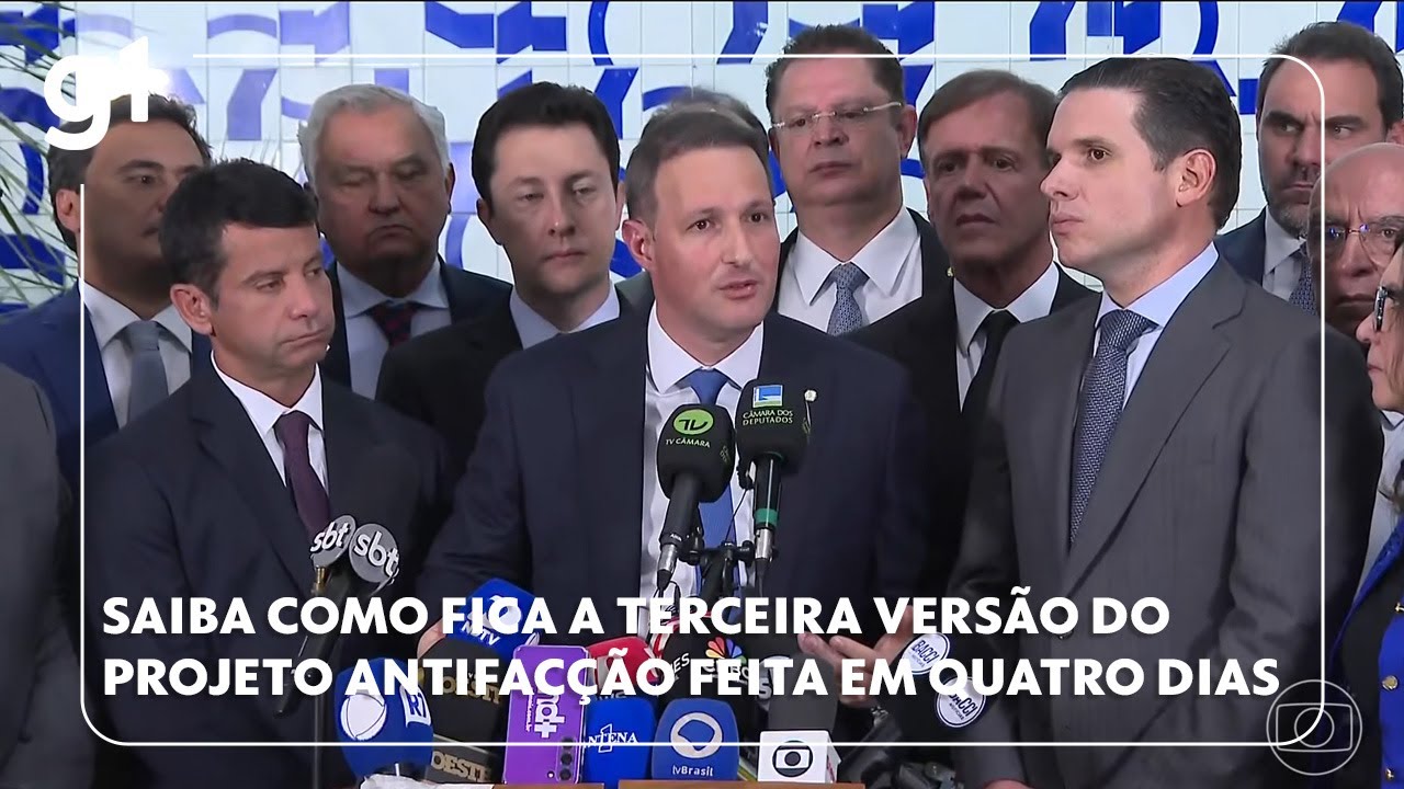 Saiba como fica a terceira versão da Lei Antifacção apresentada em quatro dias